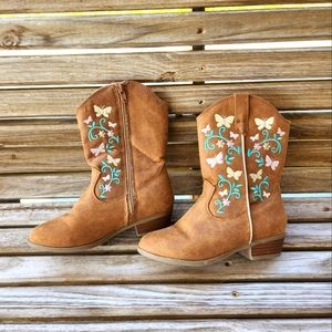 Girls cowgirl boots sz 1
